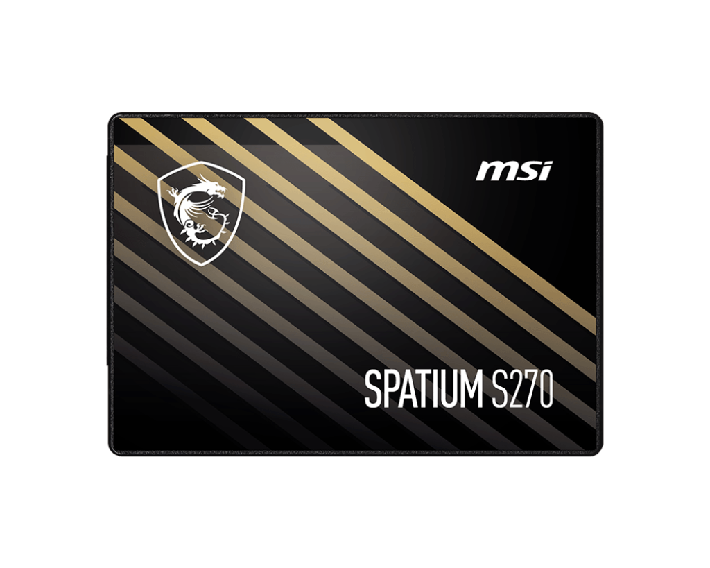 Ổ cứng SSD MSI SPATIUM S270 480GB SATA III 2.5 inch (Đọc 500MB/s, Ghi 450MB/s) - Chính hãng