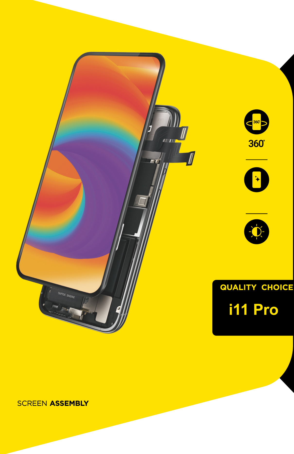 Thay màn hình chính hãng Pisen iPhone 11 Pro