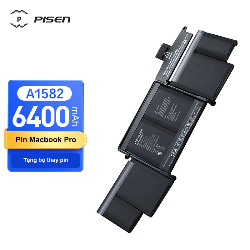 Pin sạc chính hãng PISEN TP-PC-A1582 Macbook Pro Retina 2015