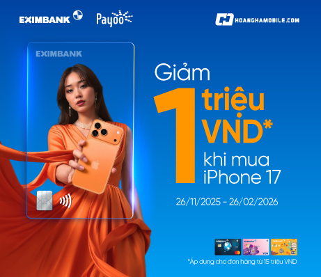 Giảm ngay 1 triệu đồng khi mua iphone 17