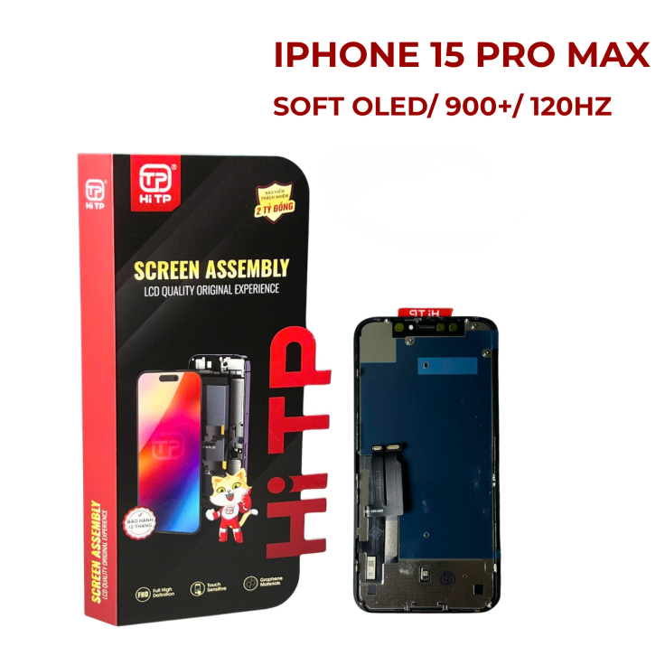 Thay màn hình chính hãng TP iPhone 15 Pro Max (Soft OLED)