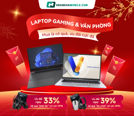 Mua laptop là có quà