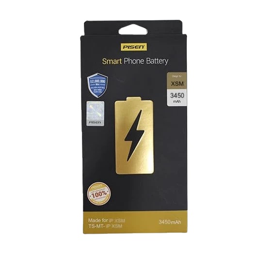Pin iPhone XS Max Chính Hãng PISEN (Dung lượng cao 3450mAh)