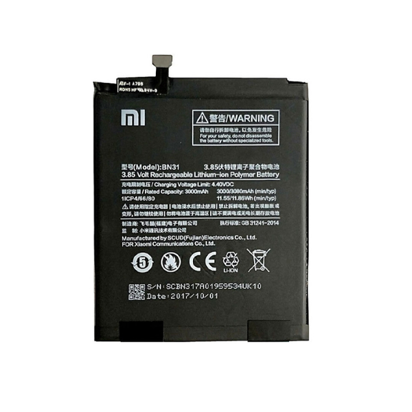 Thay pin Mi A1 / Mi 5x / Note 5a (BN31)