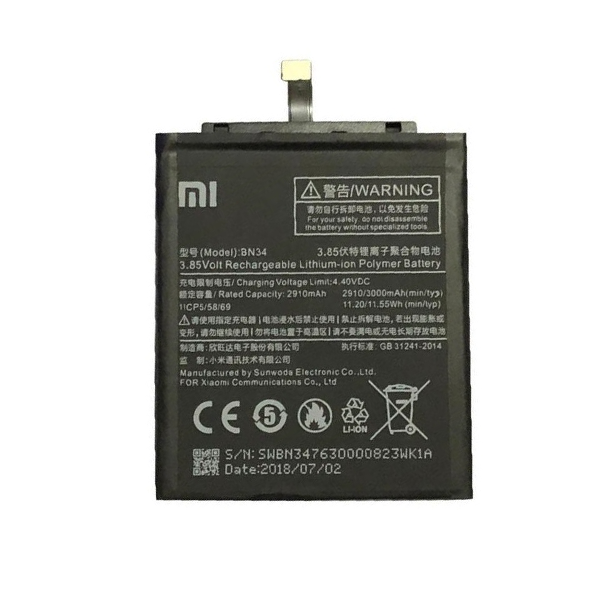 Thay pin Redmi 5A (BN34)