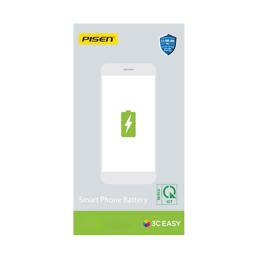 Pin IPhone 12 Pro Max Chính Hãng PISEN (Dung lượng chuẩn 3687 mAh)