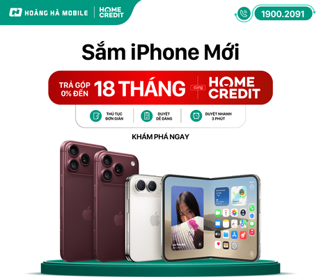 Home Credit 18 tháng iphone