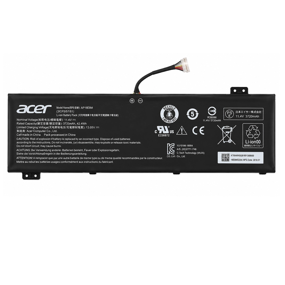 Thay pin laptop Acer Nitro A515-43