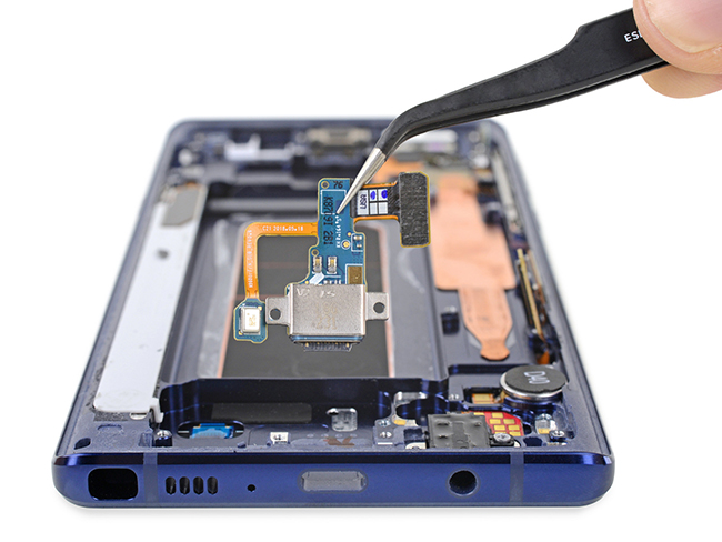 Sửa lỗi sạc Samsung Galaxy Note 9