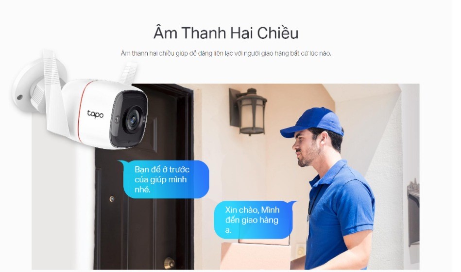 TP-Link Tapo C310 3MP kết nối