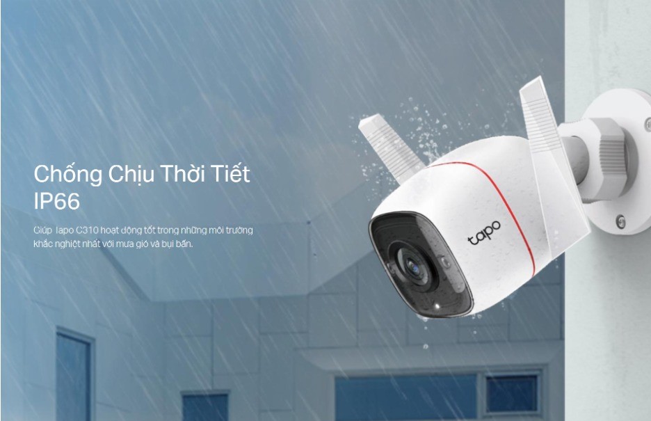 TP-Link Tapo C310 3MP camera sử dụng kết nối Wifi