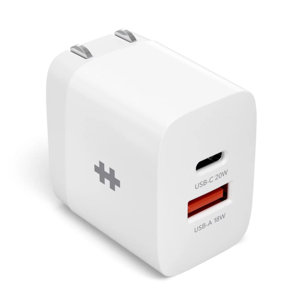 Sạc 2 cổng HYPERJUICE 20W CHARGER SMALL SIZE Hiệu suất sạc mạnh mẽ, tốc độ cực nhanh