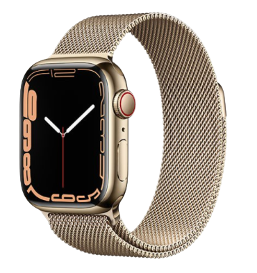 Apple Watch Series 7 - GPS + Cellular, 45mm - Vỏ Thép Dây Thép - Máy cũ, TBH
