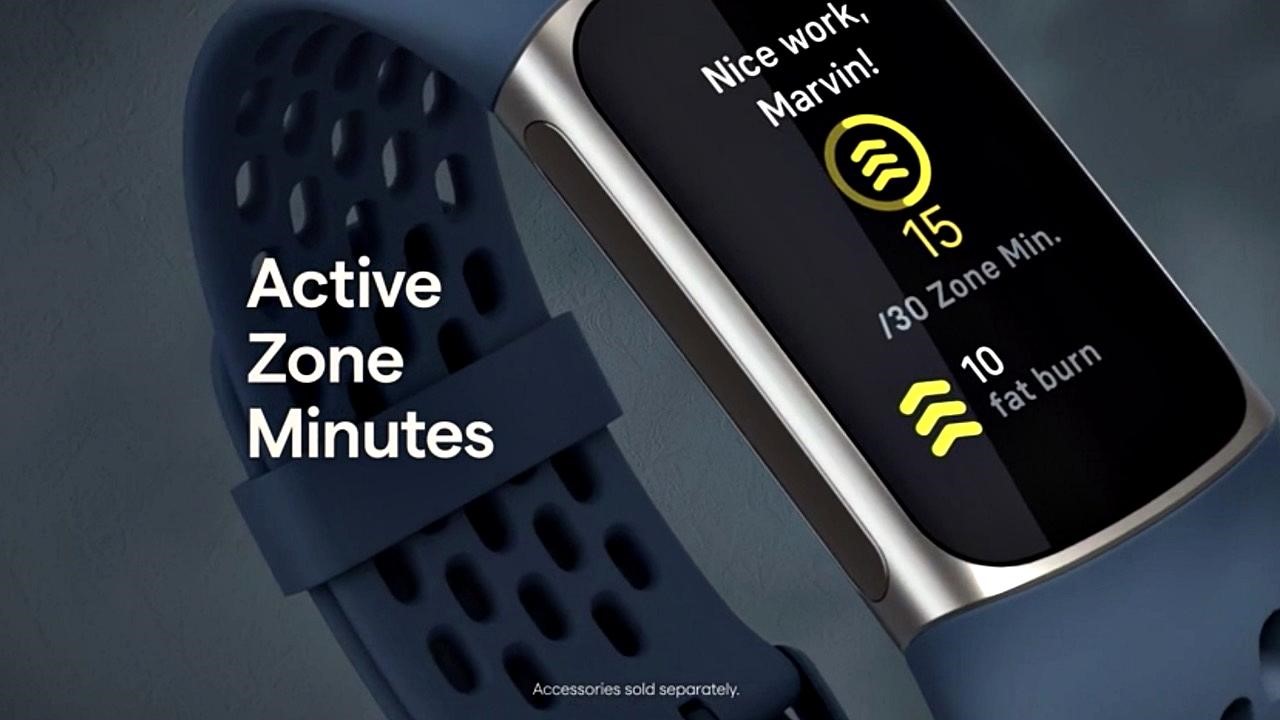 Fitbit Charge 5 sử dụng màn hình AMOLED