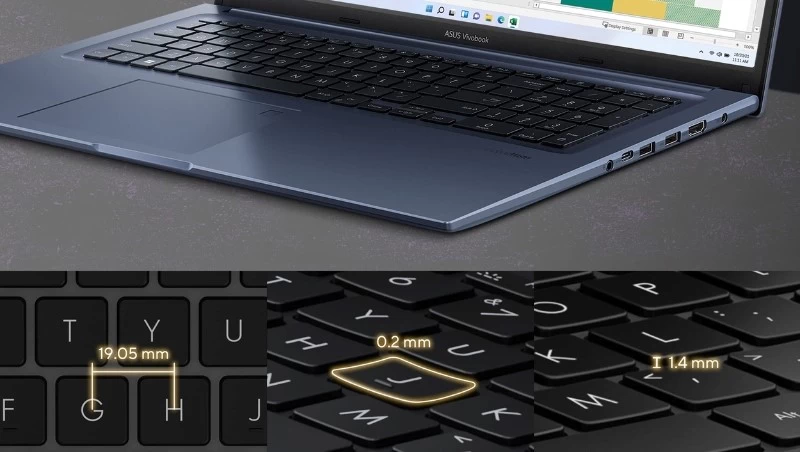 Thiết kế bàn phím tiêu chuẩn siêu nhạy. Thiết kế bàn phím tiêu chuẩn siêu nhạy.