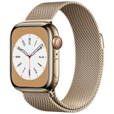 Apple Watch Series 8 - GPS + Cellular, 41mm - Viền thép dây thép