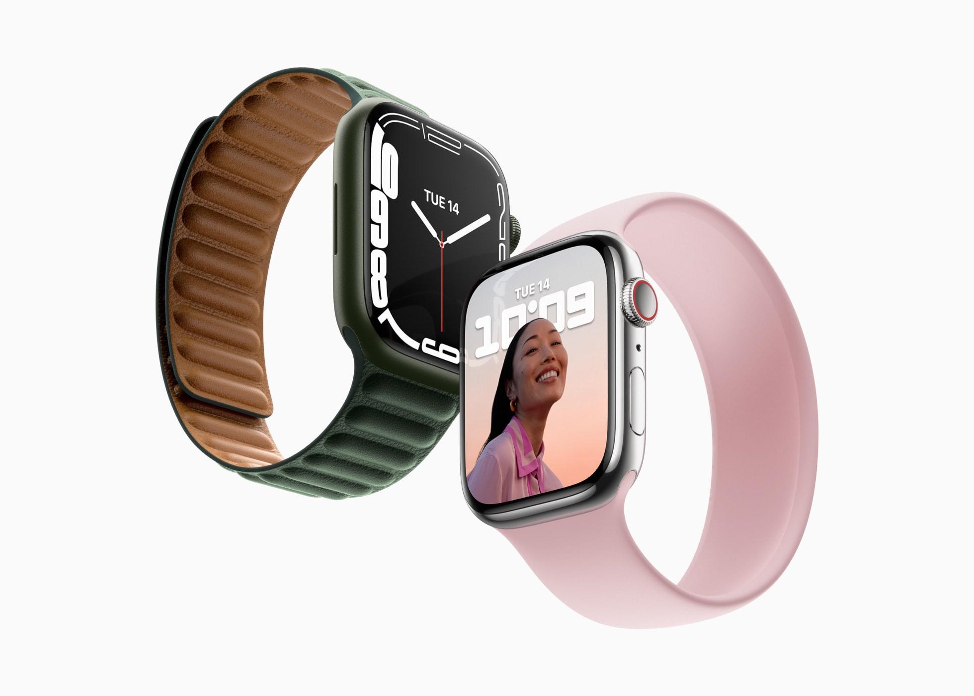 Apple Watch Series 7 Apple Watch Series 7 màn hình lớn hơn 20% so với thế hệ trước