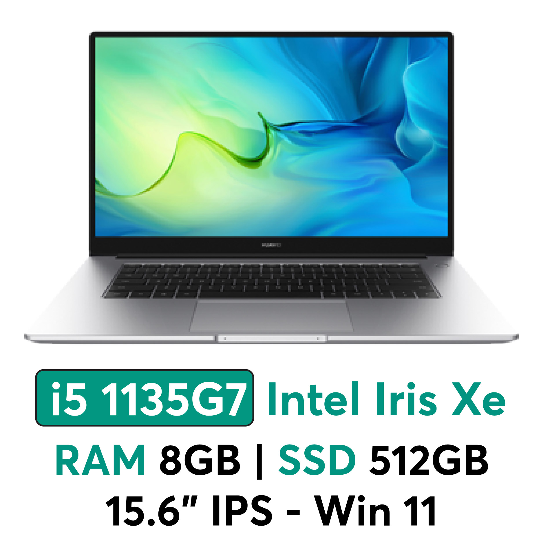 Laptop HUAWEI MateBook D 15 2021 (8GB/512GB) - Máy cũ, TBH