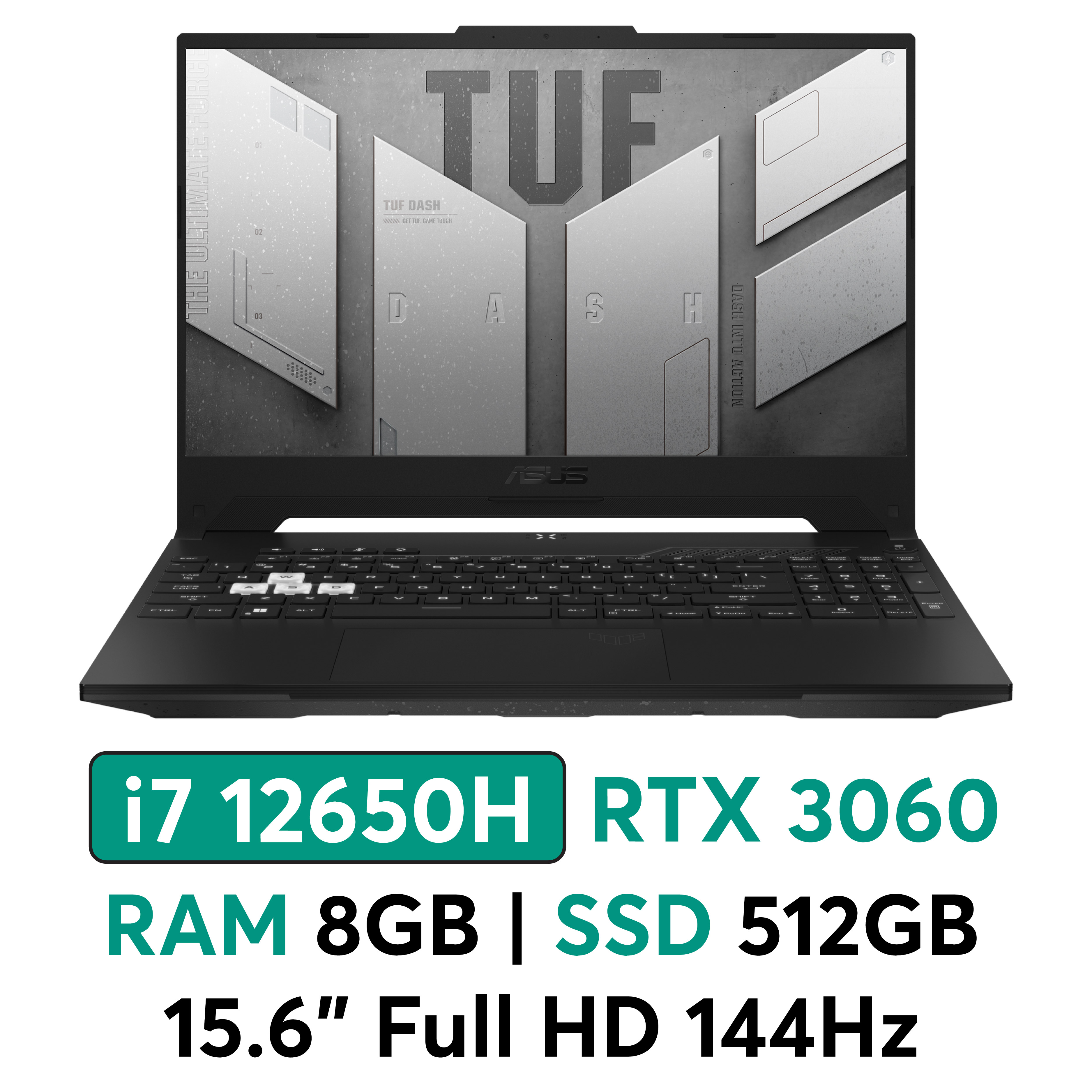 Laptop ASUS TUF Gaming Dash F15 FX517ZM-HN480W - Máy cũ, TBH
