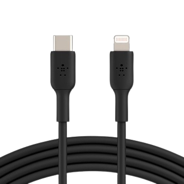 Cáp Type C to Lightning Belkin CAA003BT1 30w 1m - Chính Hãng - Máy cũ, TBH
