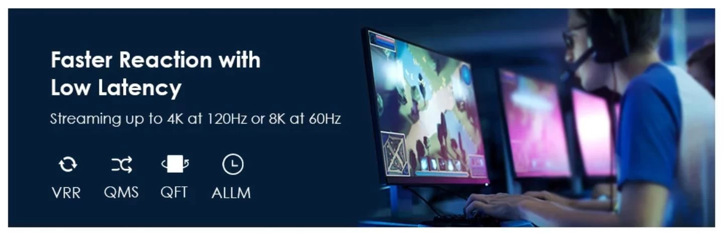 Cáp HDMI to HDMI 8K60Hz LENTION HH21-M1 Thiết kế hợp kim nhôm và dây nylon bện