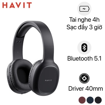Tai nghe chụp tai (Không dây) Havit H2590BT Pro - Chính Hãng - Máy cũ, TBH