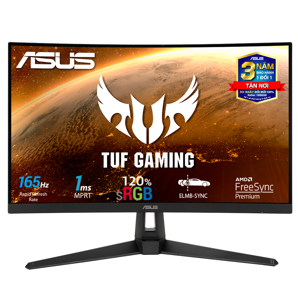 Màn hình ASUS TUF GAMING VG27VH1B (27"/FHD/VA/144Hz/2 loa)