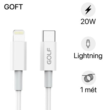 Cáp Golf Type-C to Lightning PF 20W GC-81P 1m - Chính hãng