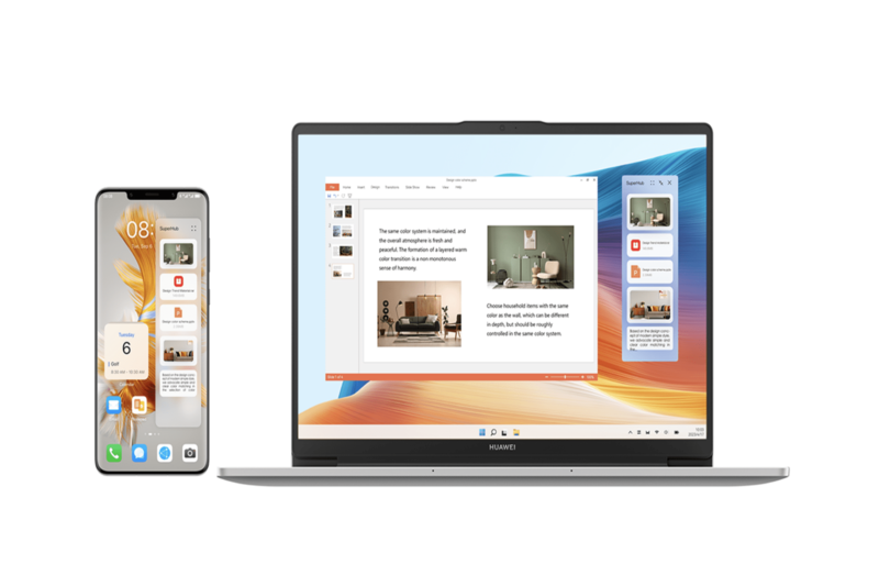 Truyền tài liệu dễ dàng với Huawei Matebook D 14