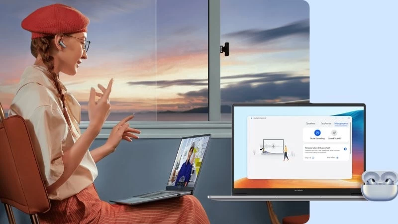 HUAWEI MateBook D 14 Huawei MateBook D 14 - Tiện ích cộng tác đa thiết bị