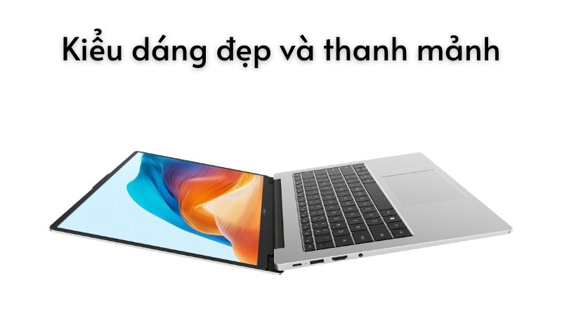 HUAWEI MateBook D 14 - Thiết kế thanh mảnh, gọn nhẹ