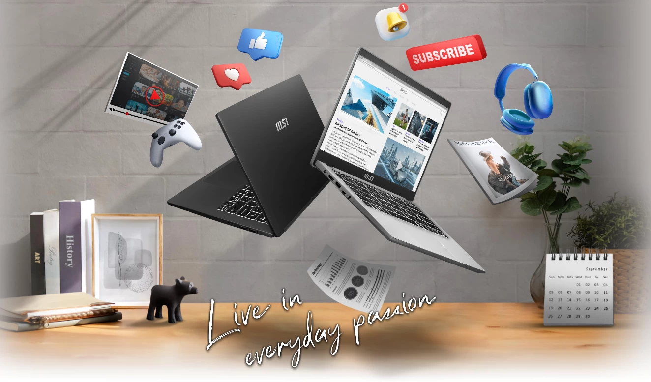 Laptop MSI Modern 14 - Nâng tầm trải nghiệm, sống trọn đam mê