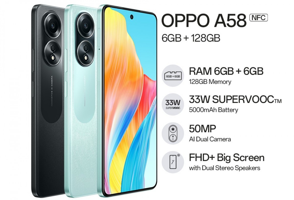 phiên bản OPPO A58 4G