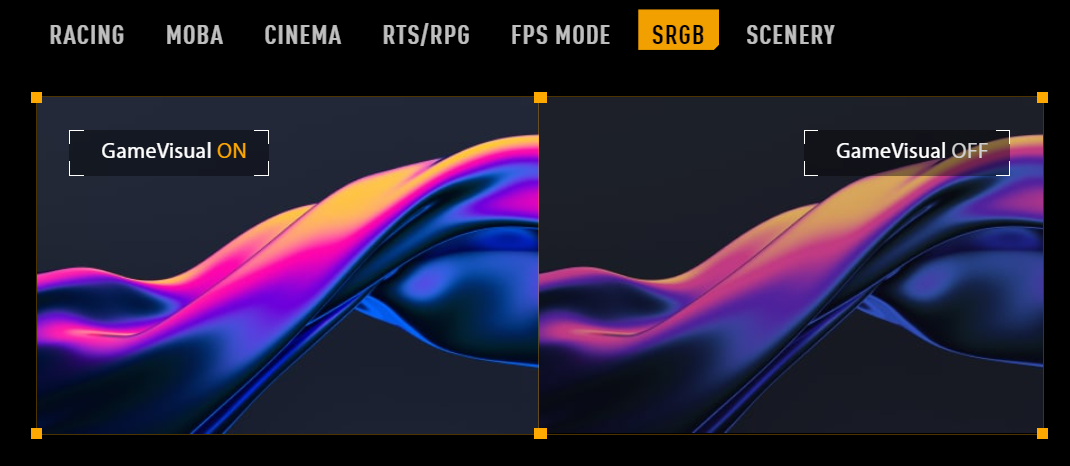 Asus TUF Gaming -  SRGB MODE