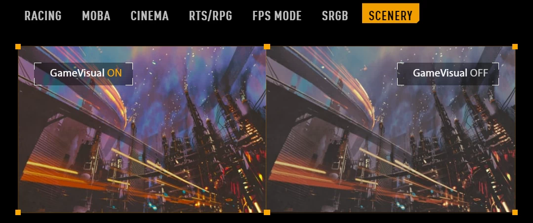 Asus TUF Gaming - SCENERY MODE