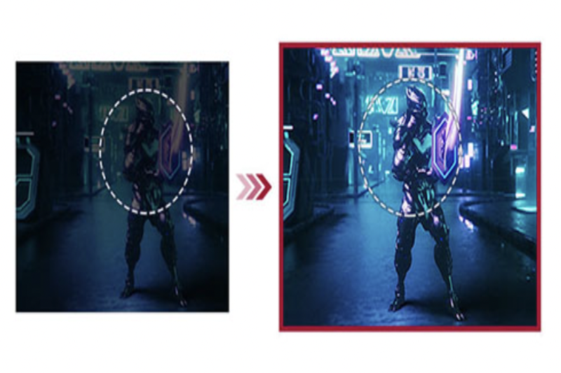 LG 27GN800-B - Cân bằng sáng tối, dễ dàng chiến thắng