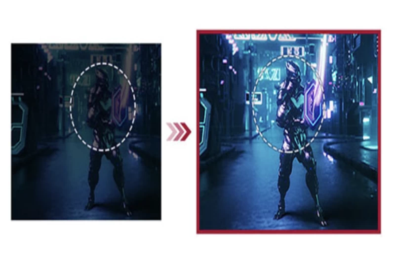 LG 27GN800-B - Cân bằng sáng tối, dễ dàng chiến thắng