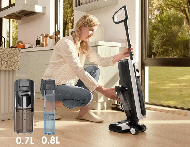 Tineco Floor One S5 - Hai bể nước dung tích lớn