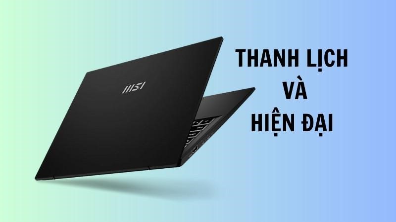 MSI Summit có thiết kế thanh lịch và hiện đại