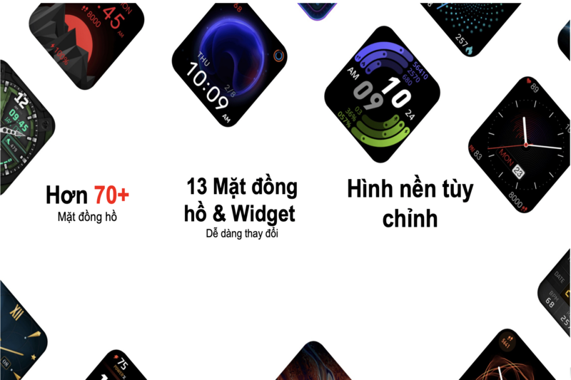 Màn hình Amazfit Bip 5 siêu lớn