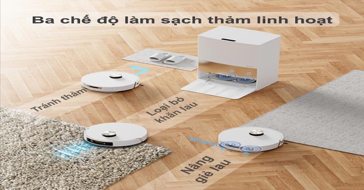 Dreame L20 Ultra sở hữu thuật toán vận hành CleanGenius thông minh