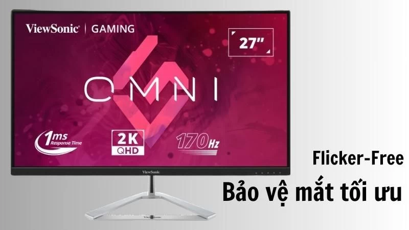Màn hình ViewSonic VX2780-2K - Bảo vệ mắt tối ưu