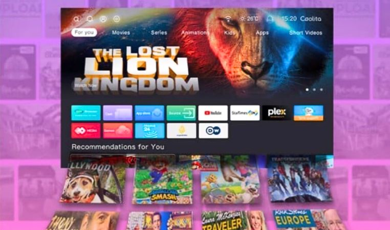 TV Coocaa 32R5 - Giao diện Waterfall ấn tượng