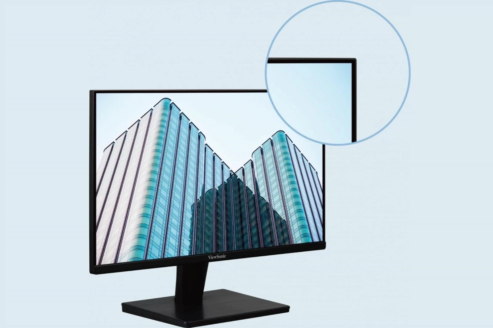 Màn hình ViewSonic VA2436-H - Thiết kế hiện đại, cạnh viền cực mỏng