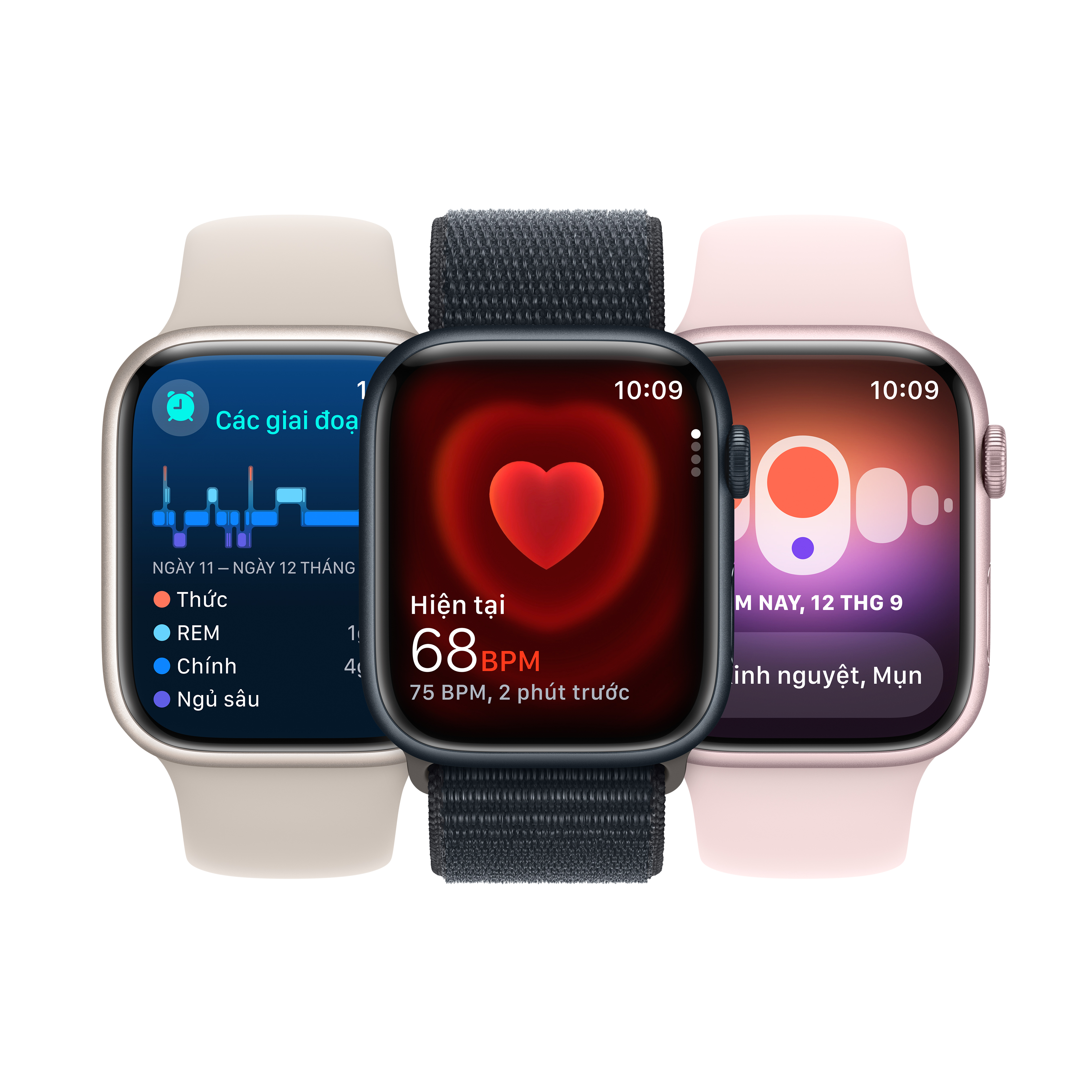 Apple Watch Series 9 có nhiều lựa chọn màu sắc