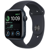 Apple Watch SE 2022 - GPS, 44mm - Vỏ Nhôm Dây Cao Su