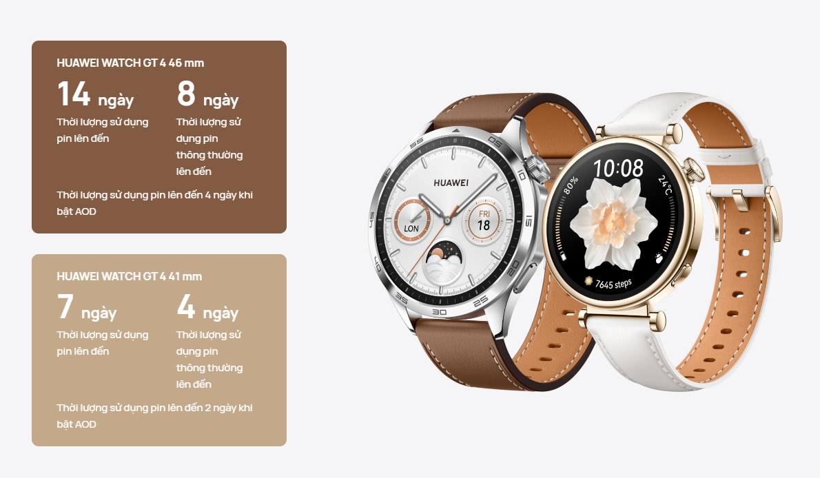 Huawei Watch GT 4 41mm - Tận hưởng và làm chủ cuộc sống