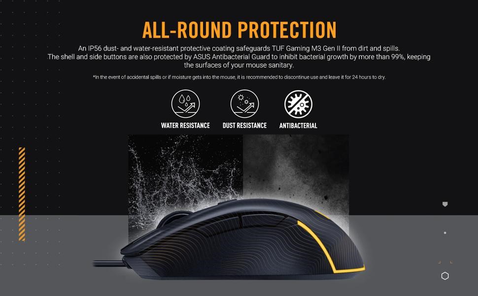 ASUS TUF Gaming M3 Gen II - Bền bỉ và có khả năng bảo vệ toàn diện