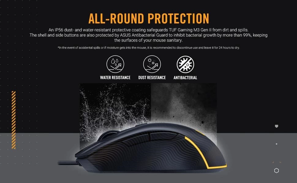 ASUS TUF Gaming M3 Gen II - Bền bỉ và có khả năng bảo vệ toàn diện