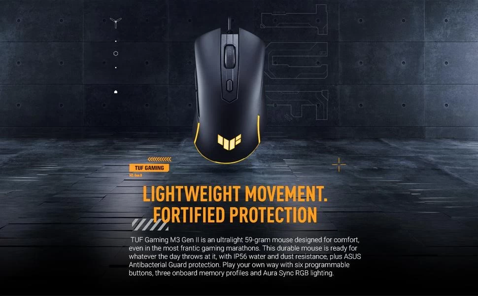 Giá chuột chơi game có dây ASUS TUF M3 Gen II